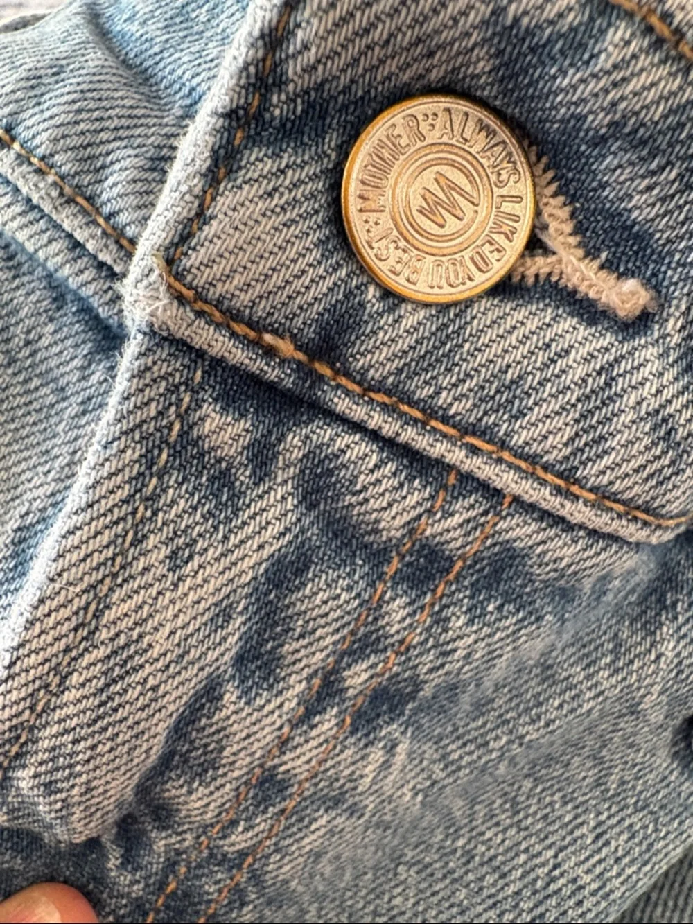 MOTHER THE RASCAL HOVER BLUE HIGH RISE JEANS - Picture 8 of 9